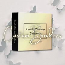 Wills and Estate Planning Binder Notebooks