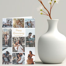 Romantic Wedding Anniversary Photo Collage Gifts