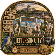 Jefferson City Missouri Postcards/Gifts