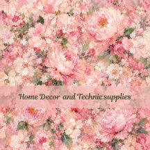 Blush Pink Romantic Bloom Home Décor
