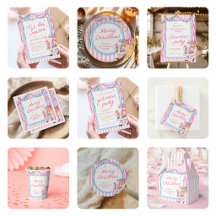 Whimsical Colorful Christmas Girls Night Party