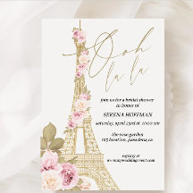 Ooh Lala Bridal Shower - Paris Theme