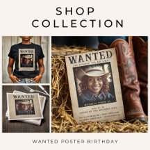 Wanted Poster Birthday