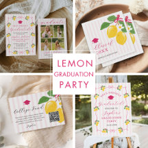 Pink Lemon Citrus Graduation Party