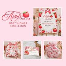 The Apple Of Our Eye Baby Shower Collection
