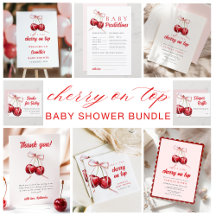 Cherry On Top Coquette Baby Shower