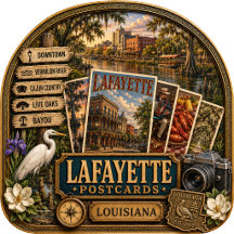 Lafayette Louisiana Postcards/Gifts