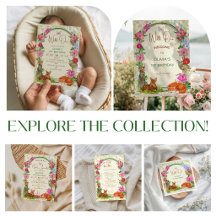 Wild One Woodland Floral Birthday Collection