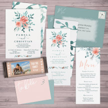 Elegant Winter Pink Rose & Eucalyptus Wedding