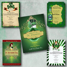St. Patricks Day Party Invitation Collection