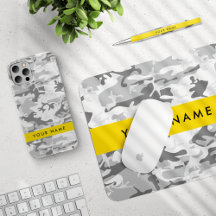 Snow Gray Camouflage Yellow Collection