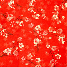 Japanese Red and Gold Floral Wedding