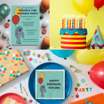 Manatee Birthday Collection