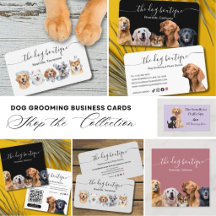 Dog Grooming Business Cards