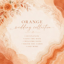 Orange Wedding Collection