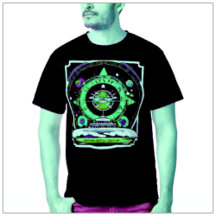 Galactic Wave Surfer Tee