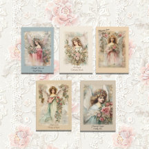 VINTAGE-STYLE ANGEL GREETING CARDS COLLECTION