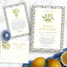 Main Squeeze Italian Lemons Bridal Shower