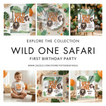 Wild One Safari First Birthday Party