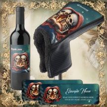 Magical winter moments, two skeletons 