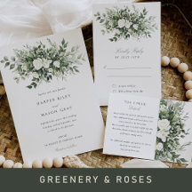 Greenery & Roses Wedding