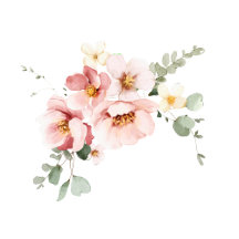 Pink Florals Elegant Eucalyptus Wedding Suite