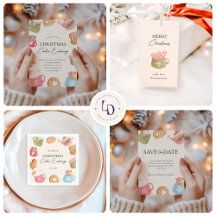 Pastel Christmas Cookie Exchange Party