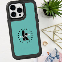 Simple Stylish Monogram Phone Casese