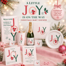 A Little Joy Is on the Way — Christmas Baby Shower