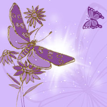 Purple Butterfly Children's Birthday Collection