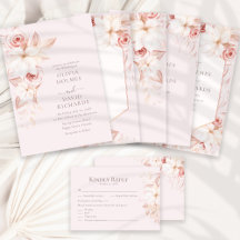 Bohemian Pale Pink Rose Wedding Collection