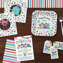 Calling All Monsters Kids Halloween Birthday