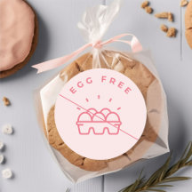 Food Safety / Allergy Alert Stickers and Labels