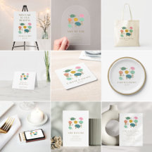 Retro Atomic Age Mid-Century Modern Wedding