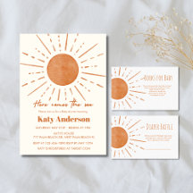 Boho Sun Baby Shower Collection