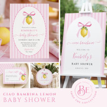 Ciao Bambina Lemon Baby Shower