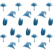 Summer Surf Blue and Original 