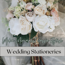 Modern minimalist classic stylish stationeries