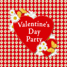 Valentine's Day Daisies Party Supplies
