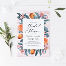 Botanical Oranges and Blossoms