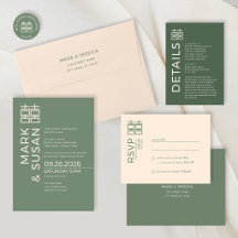 Vietnamese-Chinese-English Modern Green Wedding