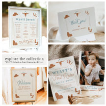 WYNONA Teal & Orange Cowboy Rodeo