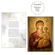Orthodox Christian Pregnancy Prayer Cards
