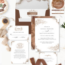 Earth Tones Watercolor Wedding and Events