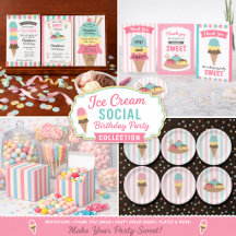 Ice Cream Social Birthday Party