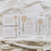 Gold Watercolor Balloon Collection