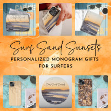 Personalized Monogram Gifts for Surfers