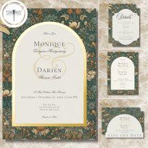 Vintage Nature William Morris Elegant Wedding