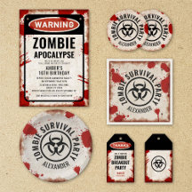 ZOMBIE PARTY WITH RUSTY BACKGROUND