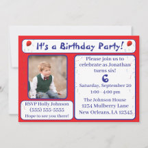 Bright Balloons & Confetti Customizable Birthday